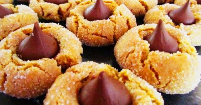 Peanut Butter Hershey’S Kiss Cookies !!