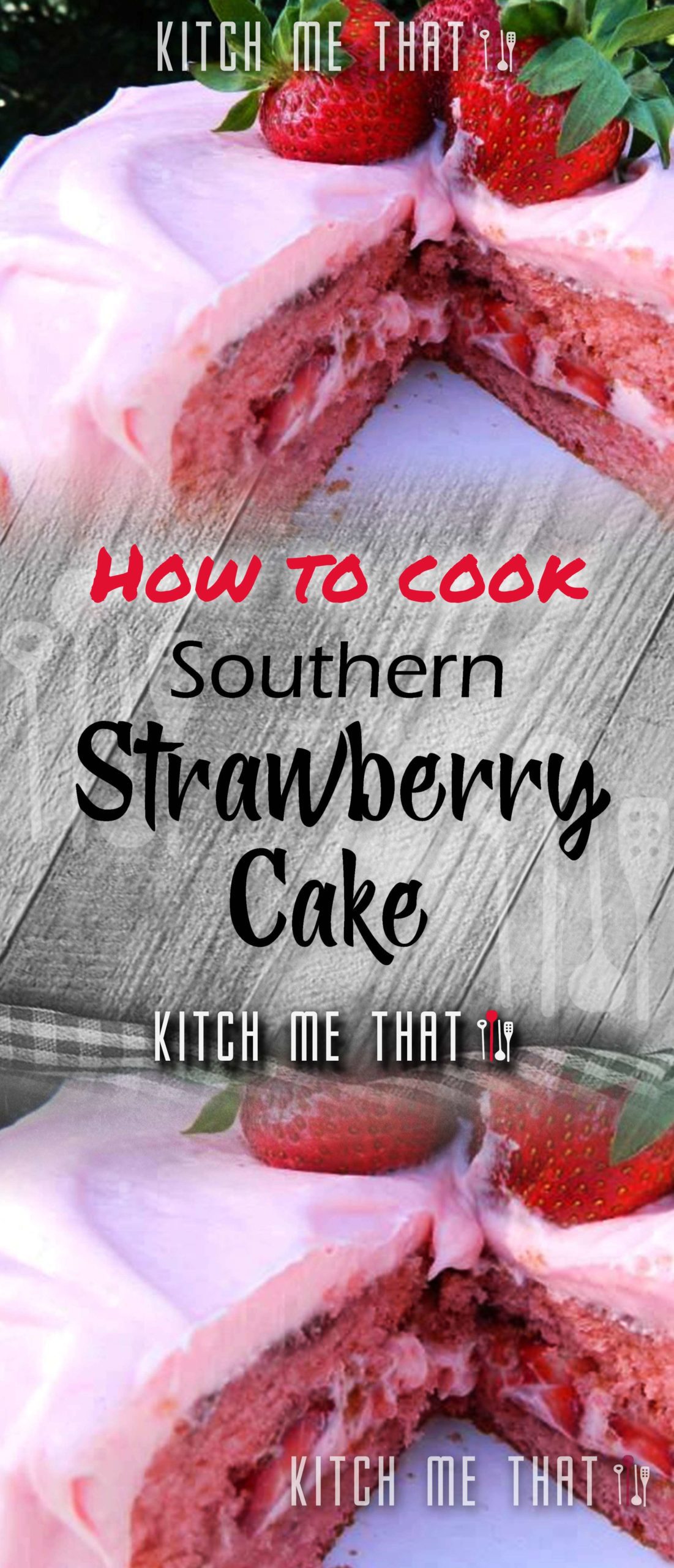 Southern Strawberry Cake