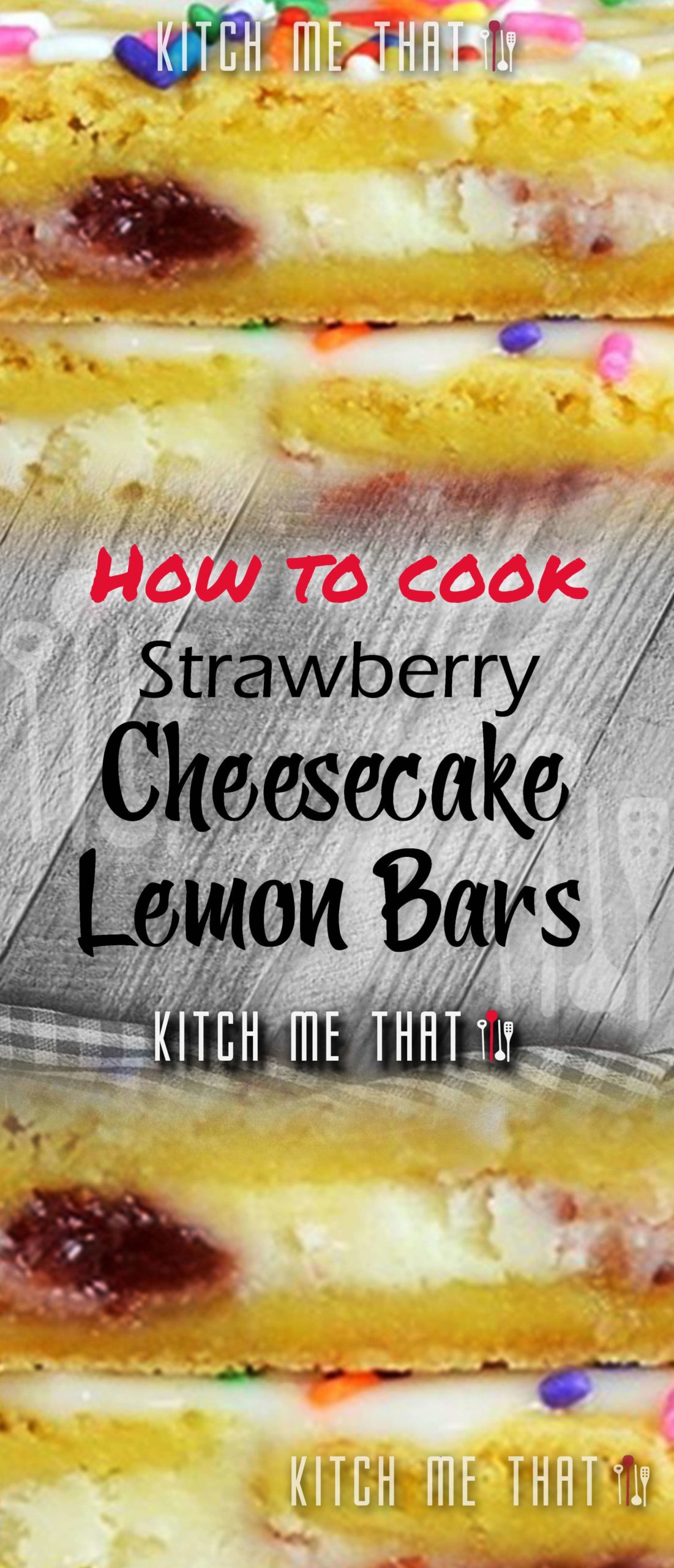 Strawberry Cheesecake Lemon Bars