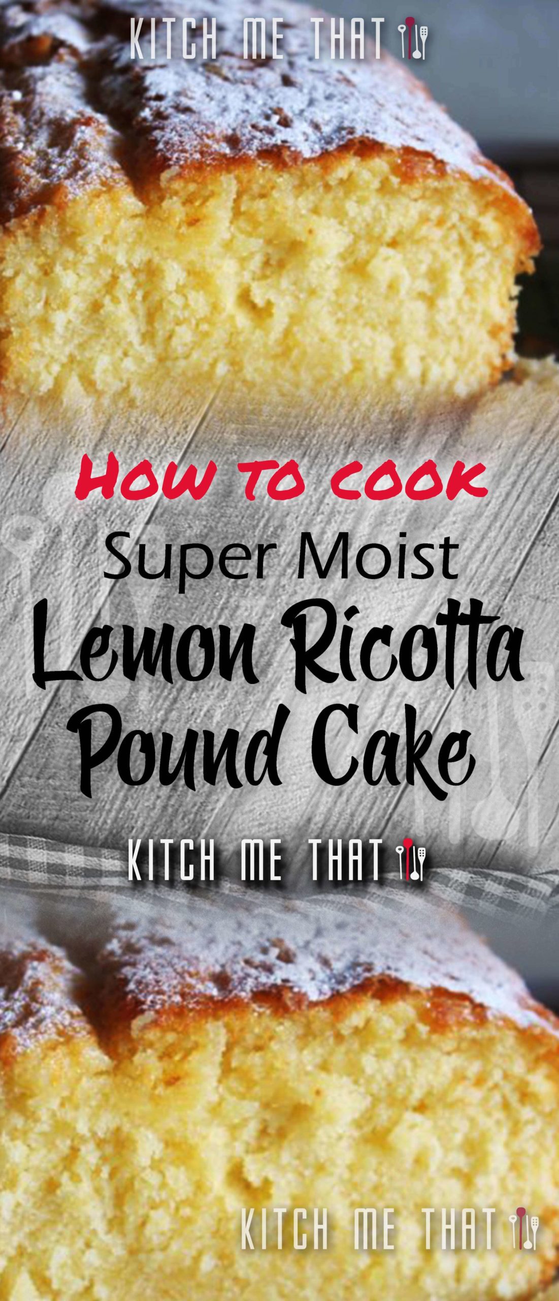 Super Moist Lemon Ricotta Pound Cake