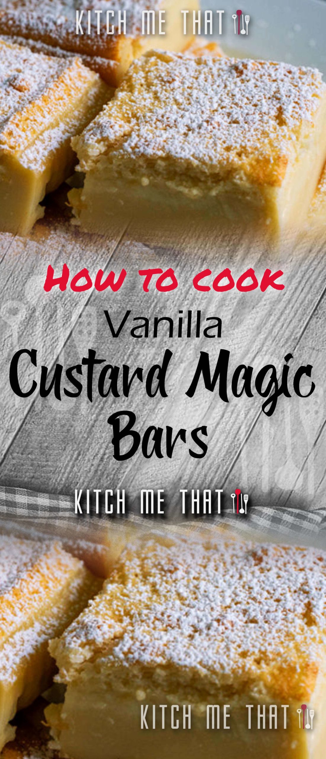 Vanilla Custard Magic Bars