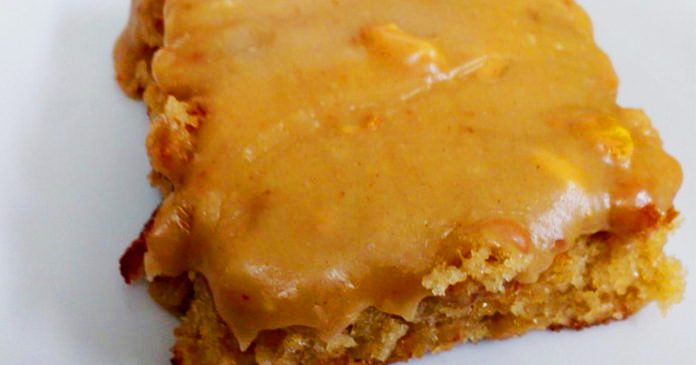 You Need To Make This Michigan Maple Peanut Butter Sheet Cake