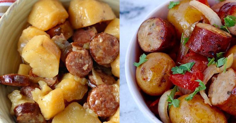 CROCKPOT SAUSAGE & POTATOES RECIPE