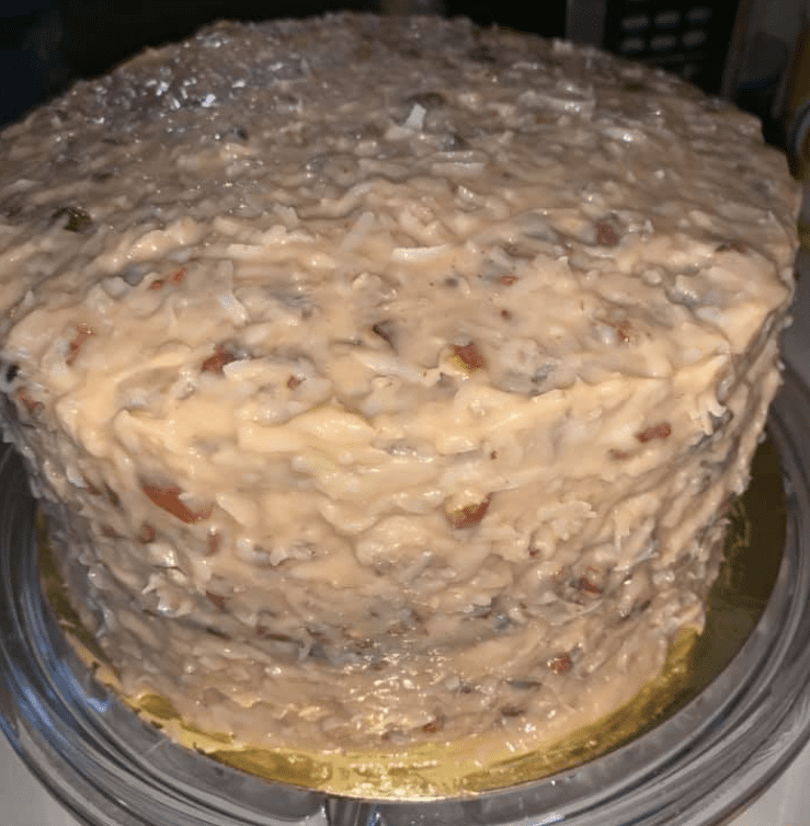 Homemade German Chocolate Cake