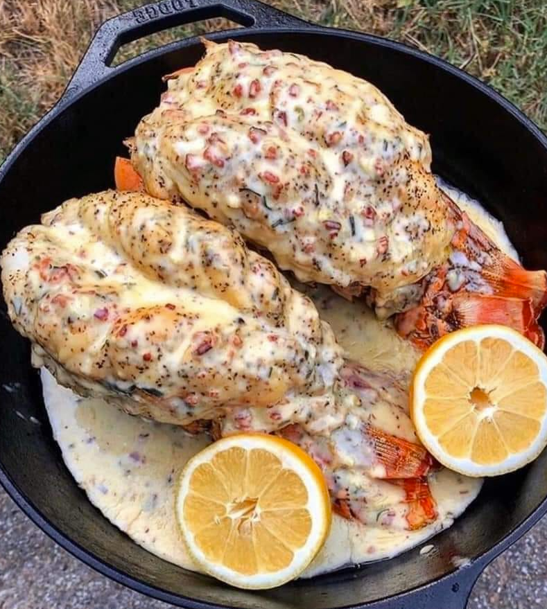 Lemon Garlic Lobster Tails!!