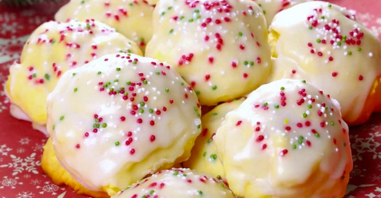 ITALIAN LEMON DROP COOKIES 