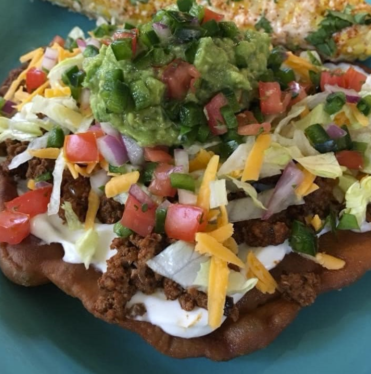 TACOS AND INDIAN FRY BREAD