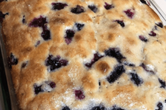 Delicious Breakfast Blueberry Buttermilk Cake