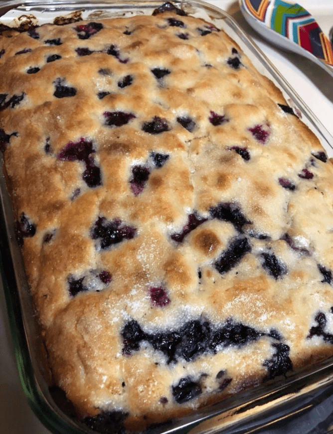 Delicious Breakfast Blueberry Buttermilk Cake