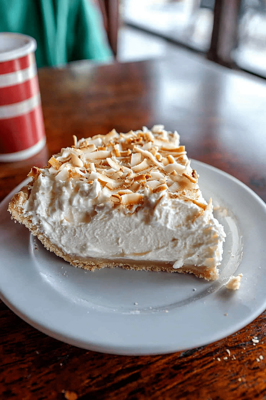 Bluebonnet Cafe Coconut Cream Pie !!