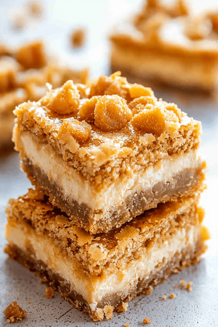 Butterscotch Cheesecake Bars !!