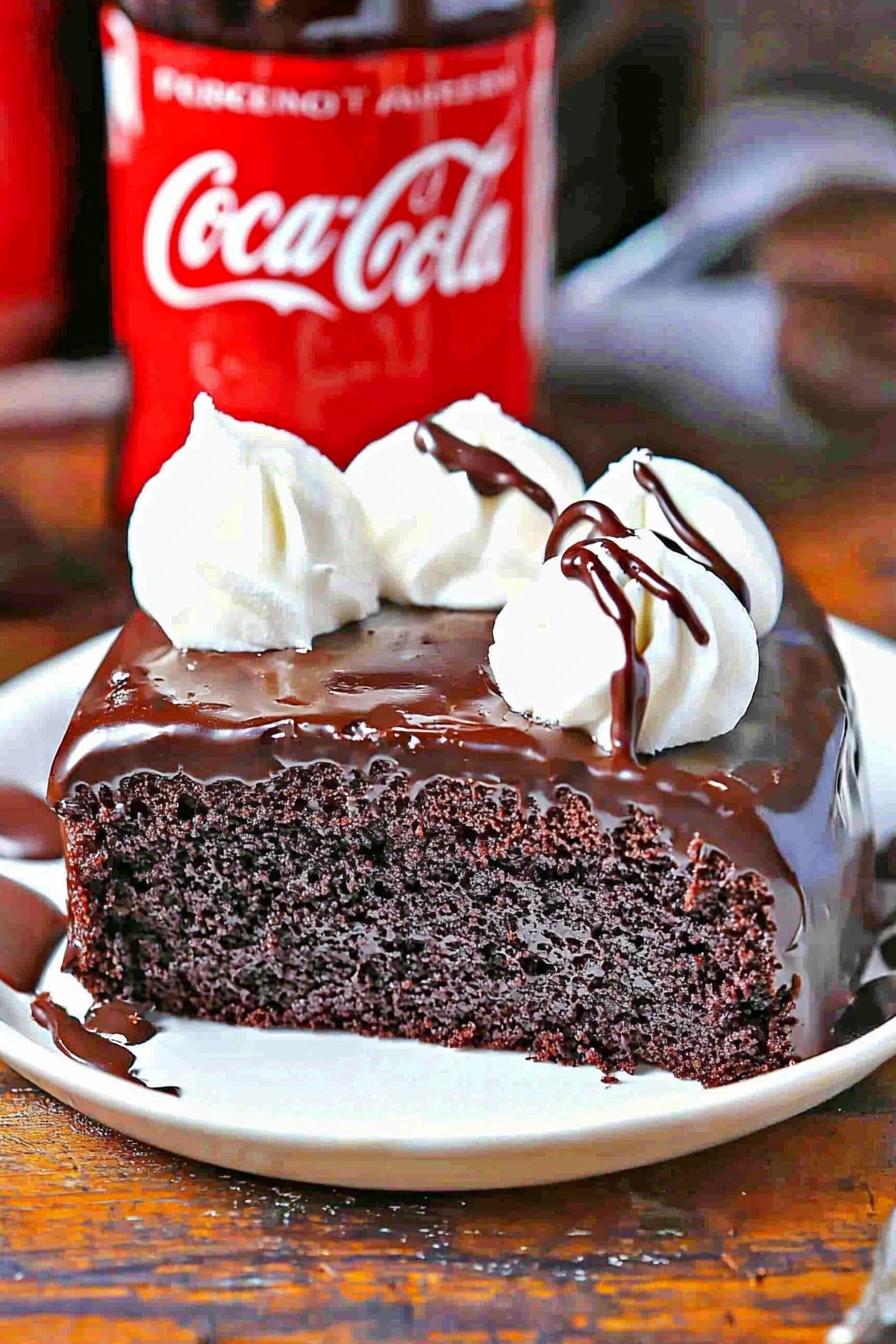 Old-Fashioned Cracker Barrel Double Chocolate Coca Cola Cake