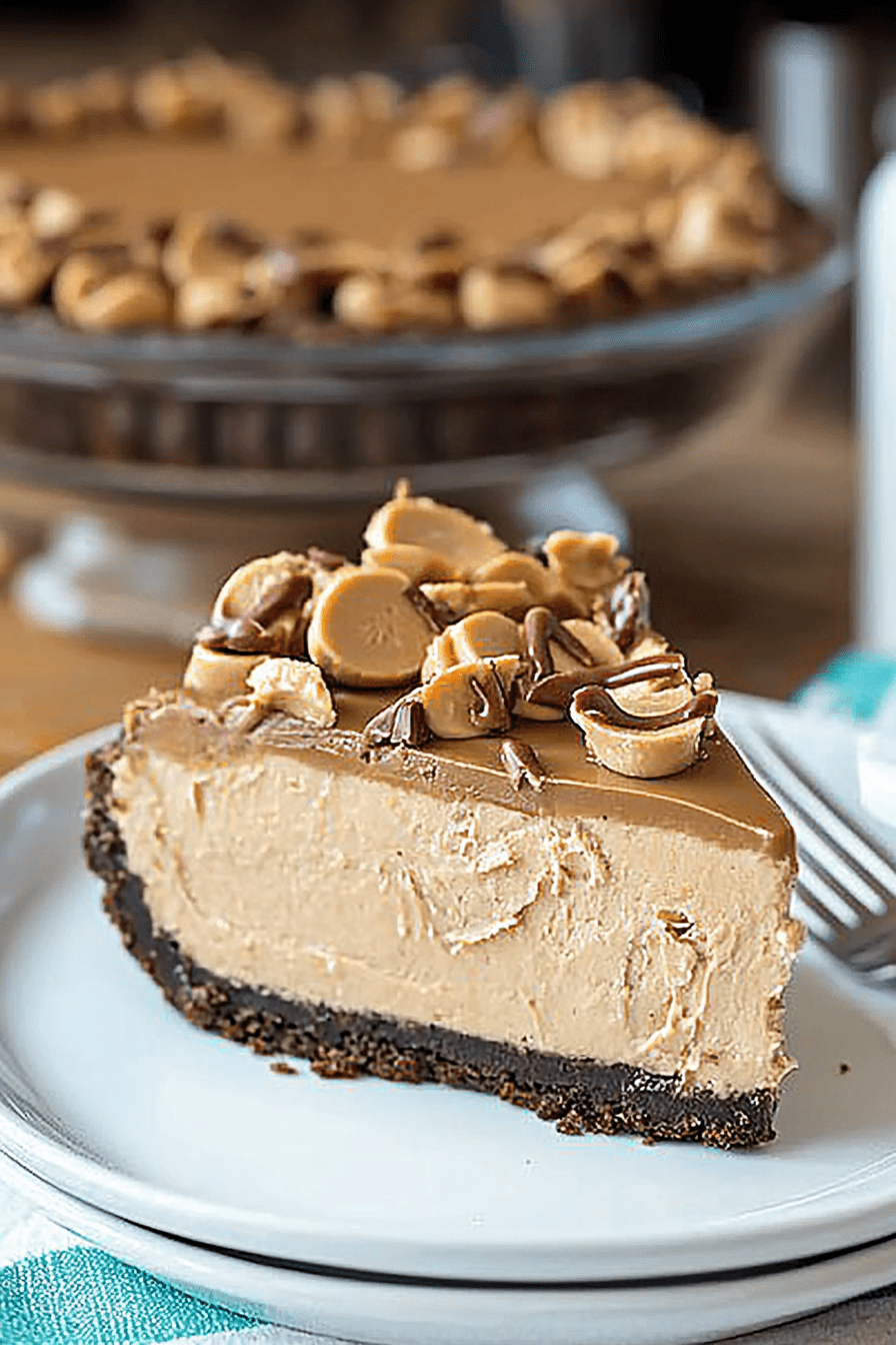 Easy Frozen Peanut Butter Cheesecake