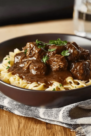 Slow-simmered Beef Tips and Gravy