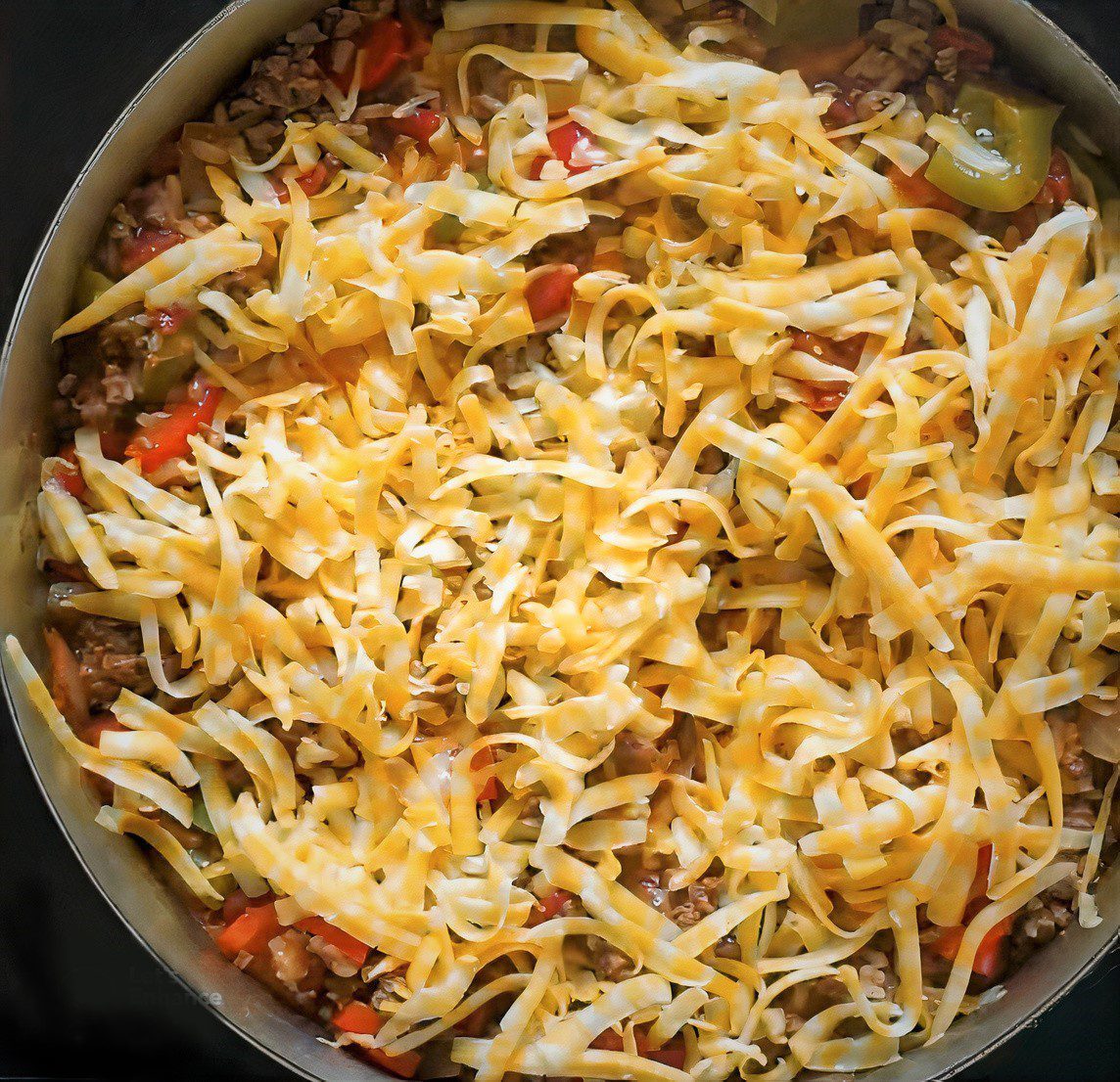 How to Make Ground Beef Stuffed Pepper Skillet :