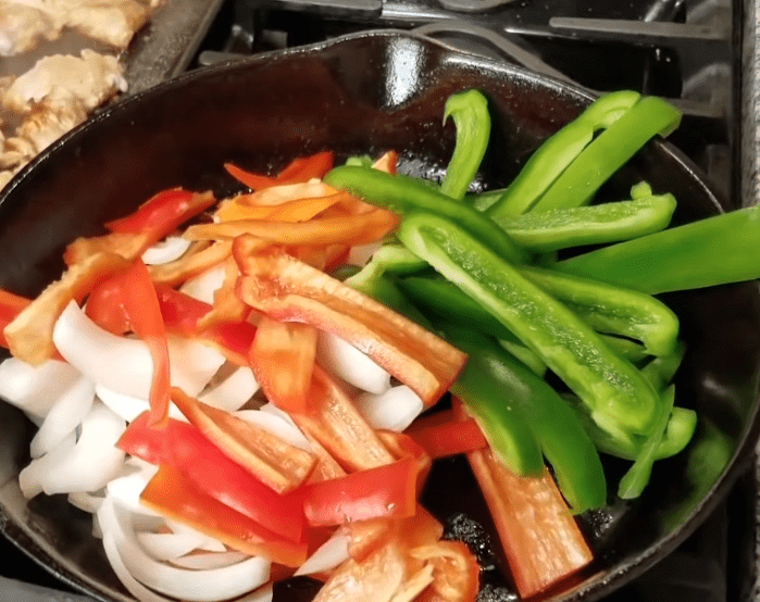 How to Make Chicken and Beef Fajitas: Grilling Veggies