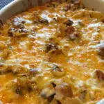 Poor Man Husband Casserole – Cheesy Beef Noodle