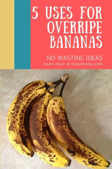 5 Uses For Overripe Bananas
