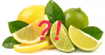 Do you know the difference between lemon and lime