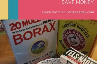 Homemade Powdered Laundry Detergent