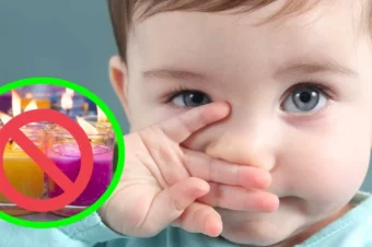 If you have a baby and use scented candles – you need to read about the risks!
