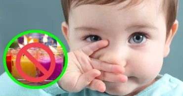 If you have a baby and use scented candles – you need to read about the risks!
