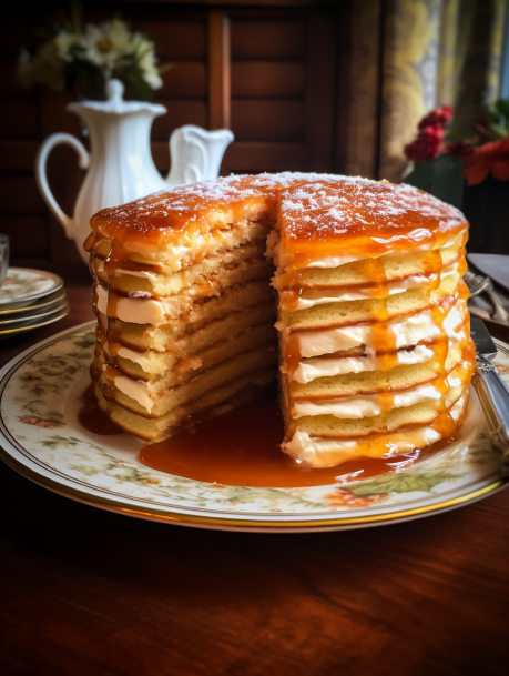 Old-Fashioned Stack Cake With Appalachian Apple Butter Filling