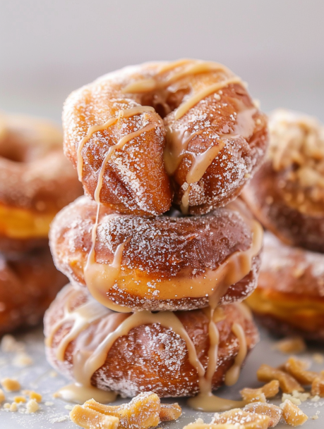 How to make Delish Easy Apple Pie Donuts