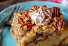Drunk Pecan Pie Bread Pudding !!