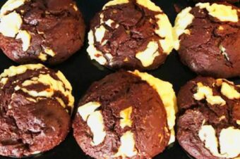 Double Chocolate Cheesecake Muffins !!