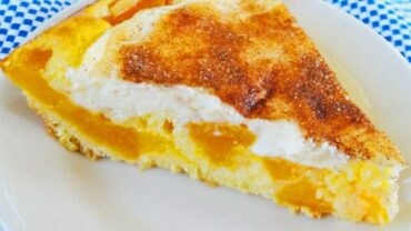 Award Winning Peaches And Cream Pie !!